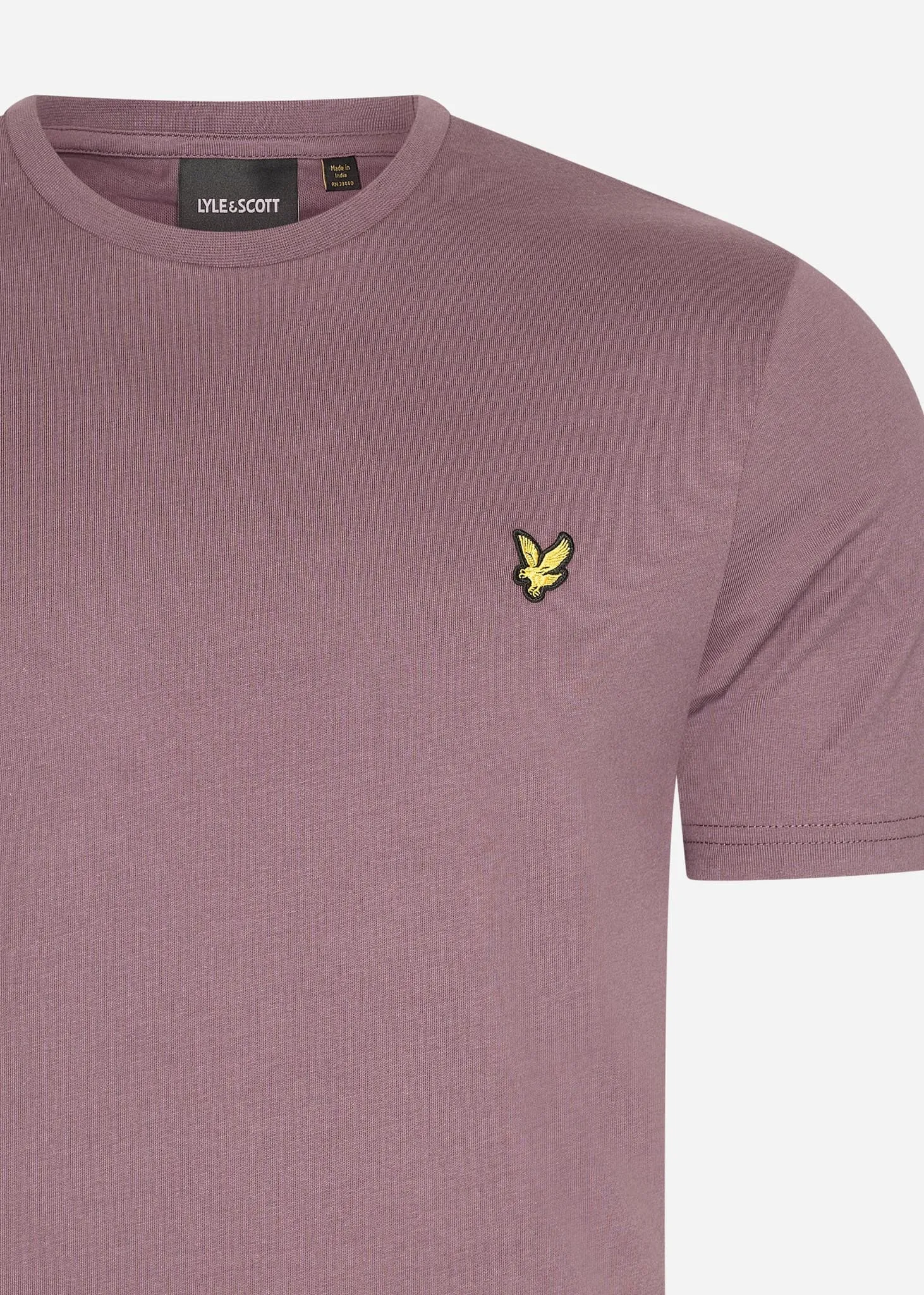 Plain t-shirt - highland mauve