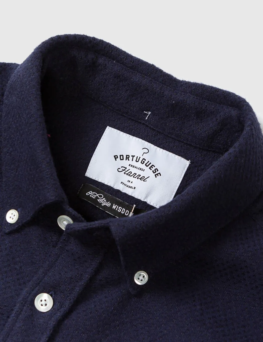 Portuguese Flannel Suave Shirt - Navy