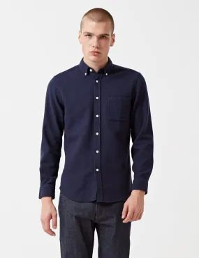 Portuguese Flannel Suave Shirt - Navy