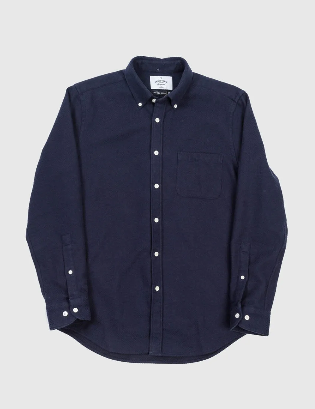 Portuguese Flannel Suave Shirt - Navy