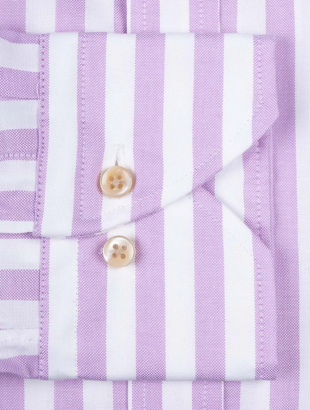 Purple Barstripe Fitted Body Shirt