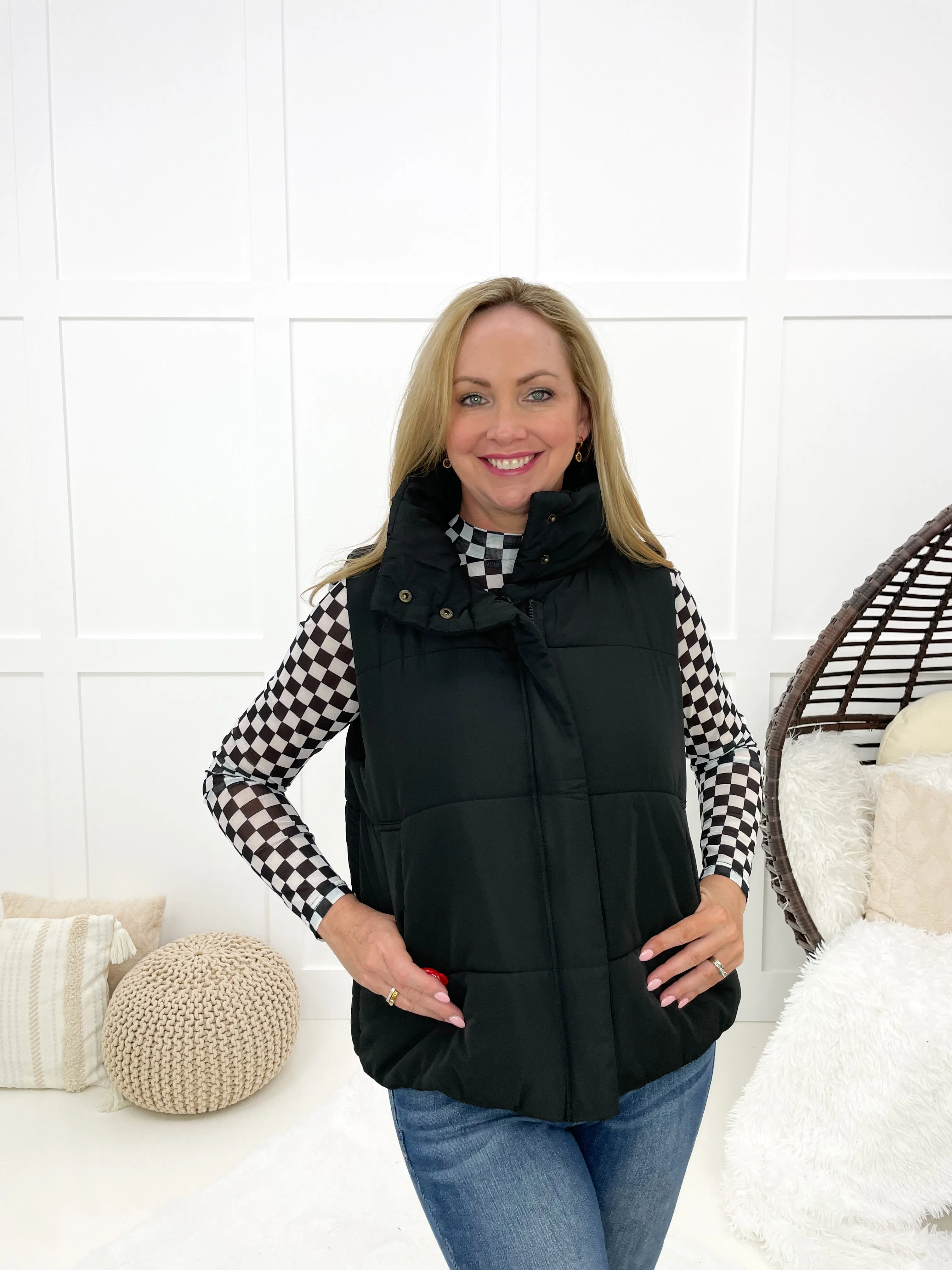 Queen Bee Puffer Vests (multiple colors)