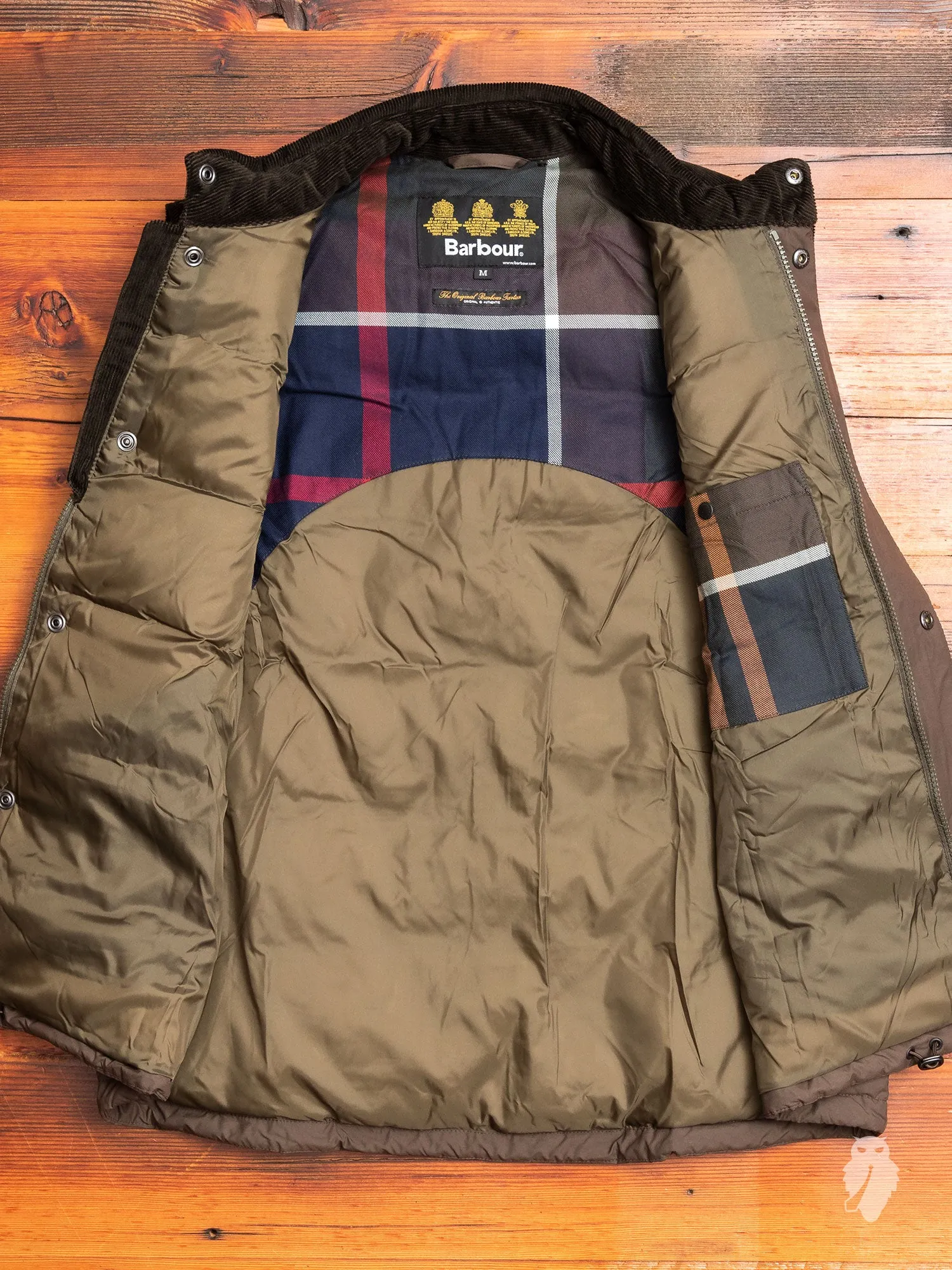 "Wisbech" Gilet in Olive