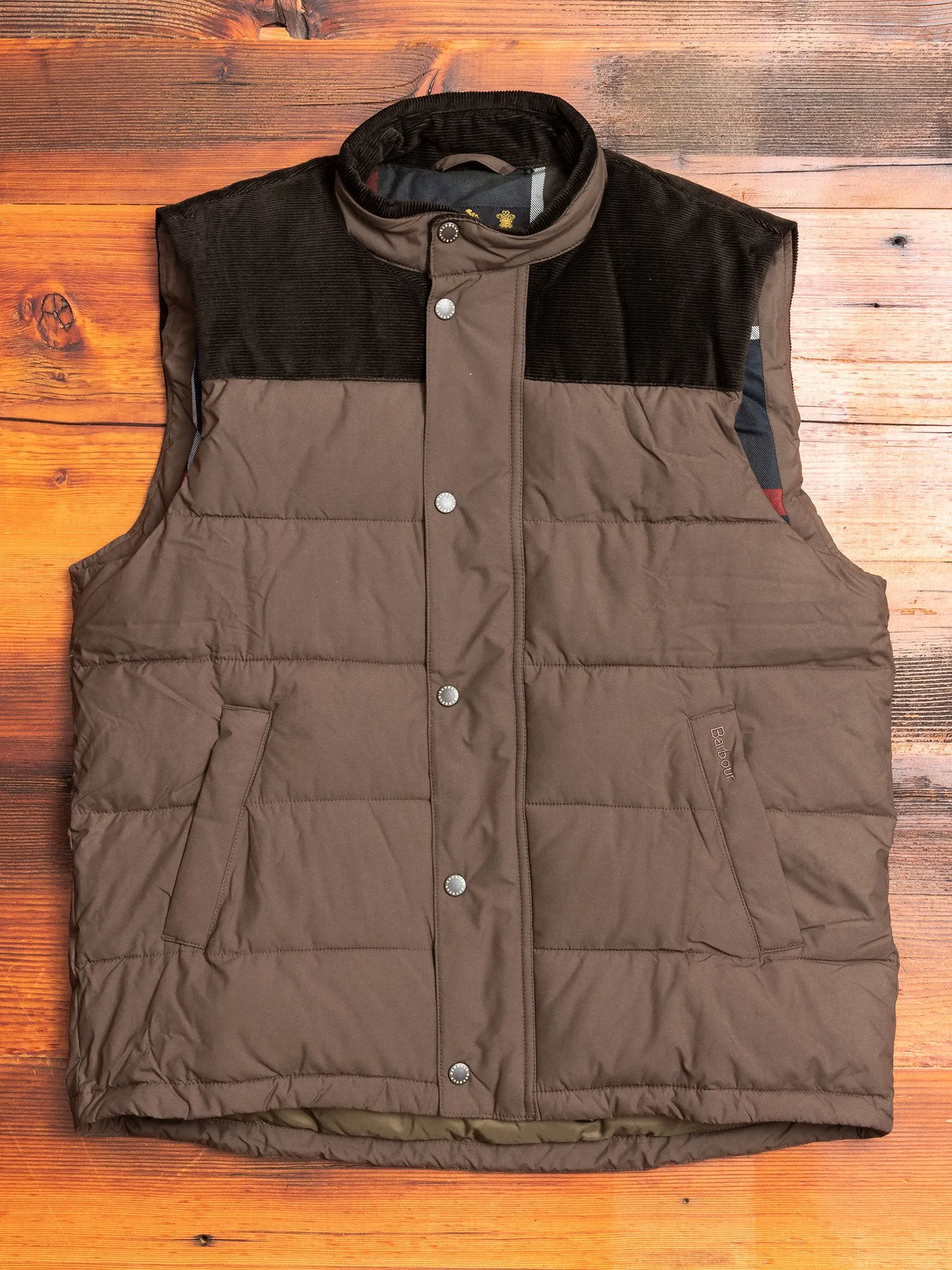 "Wisbech" Gilet in Olive