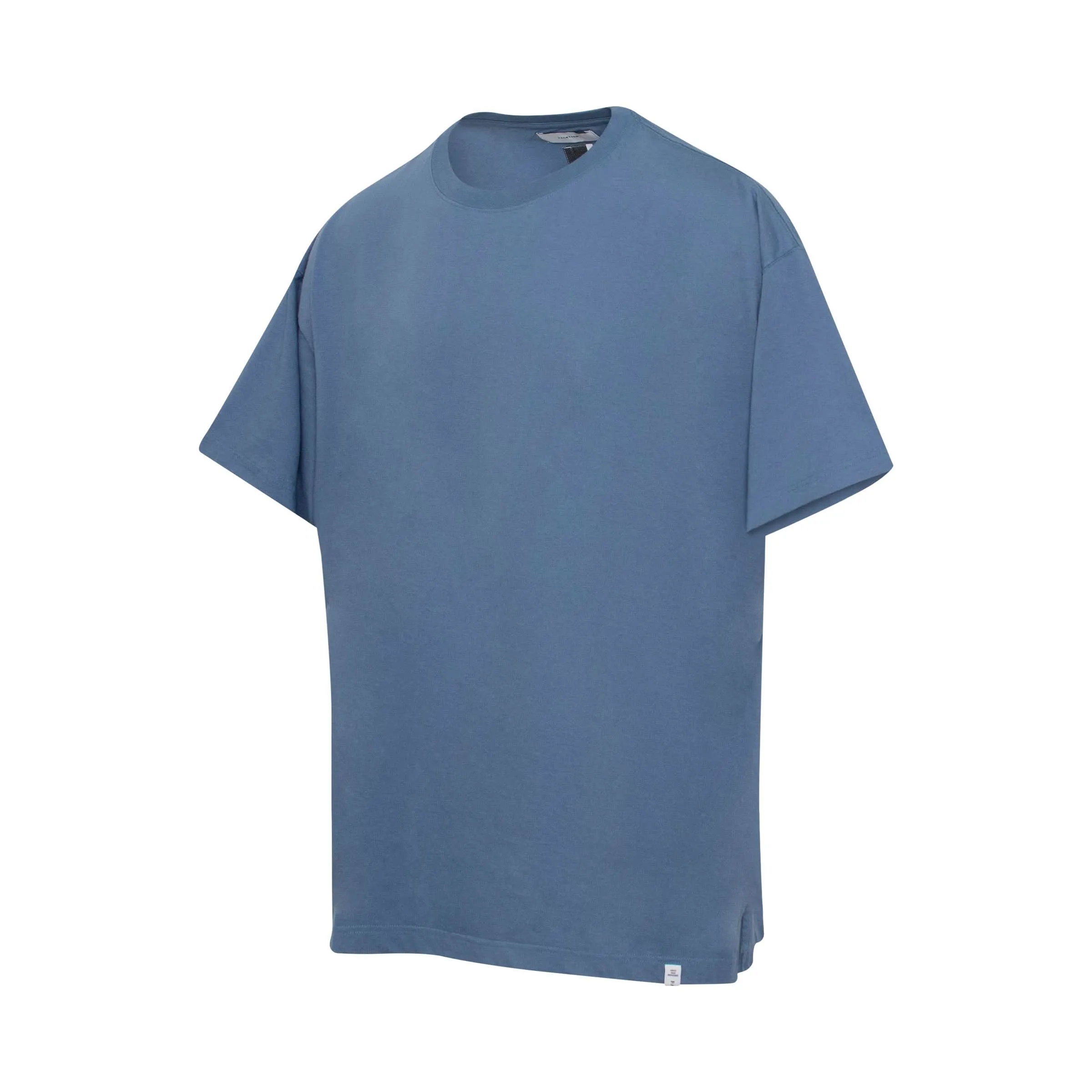 Rib Big T-Shirt in Blue