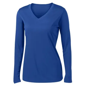 Sport-Tek® Ladies Long Sleeve PosiCharge® Competitor V-Neck Tee