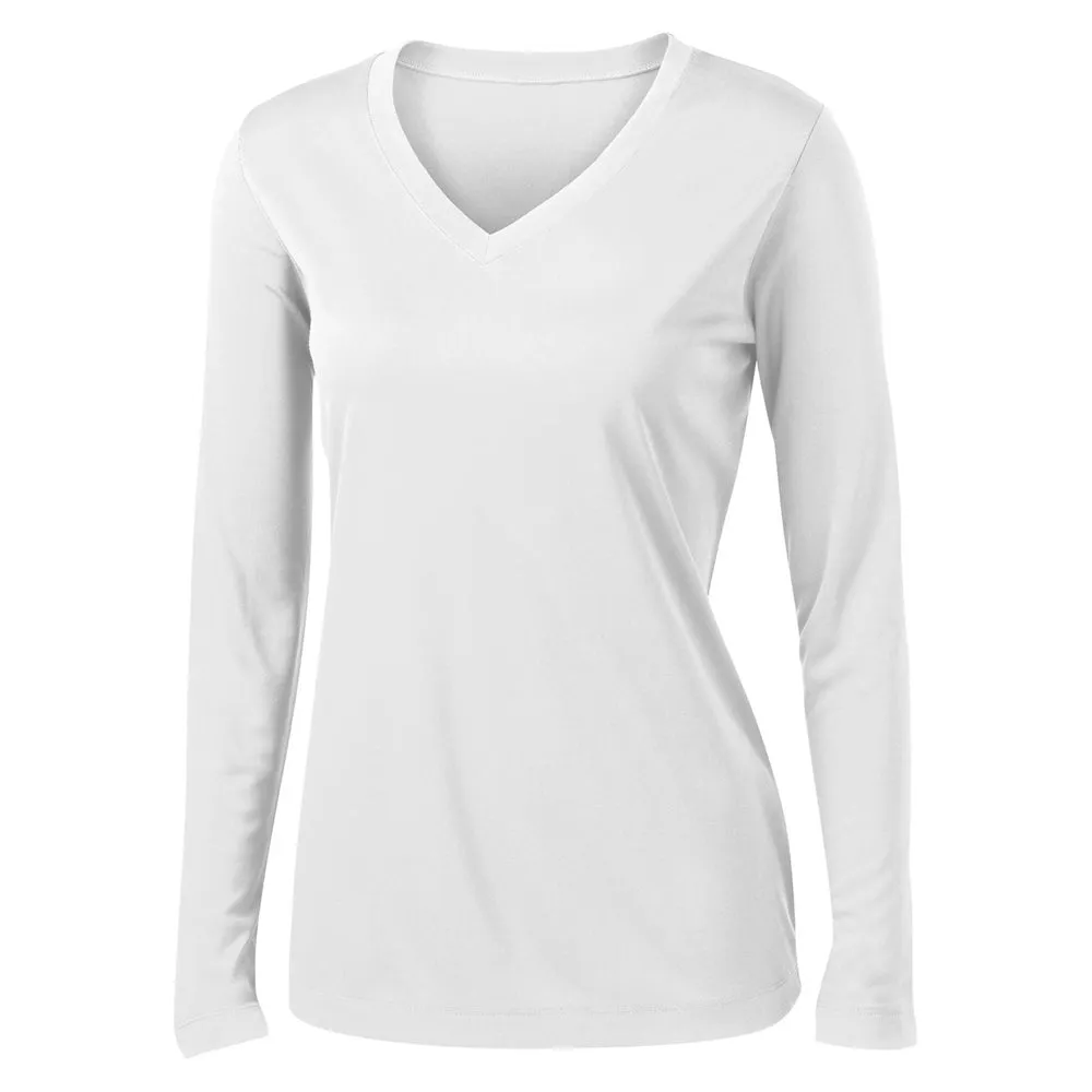 Sport-Tek® Ladies Long Sleeve PosiCharge® Competitor V-Neck Tee