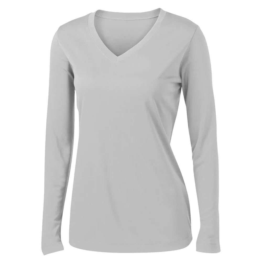 Sport-Tek® Ladies Long Sleeve PosiCharge® Competitor V-Neck Tee