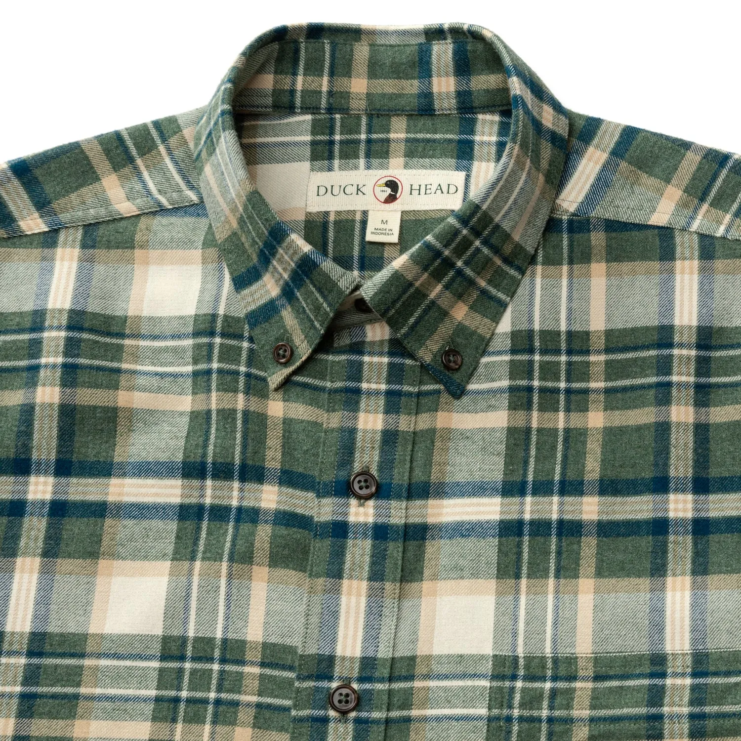 Stoker Plaid Cotton Flannel Sport Shirt  