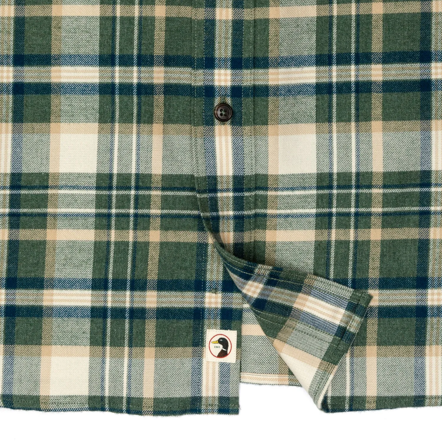 Stoker Plaid Cotton Flannel Sport Shirt  