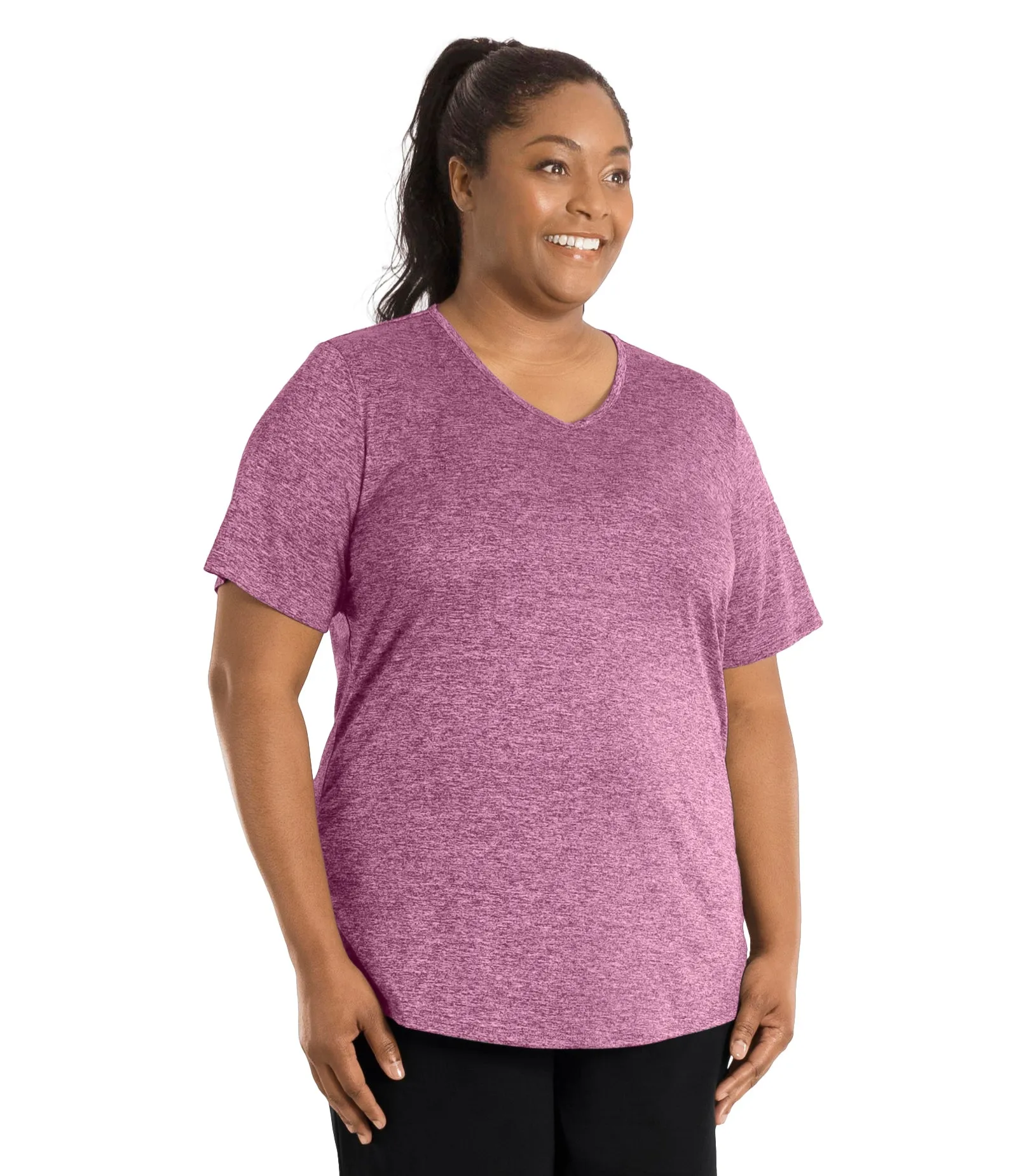 SunLite V-Neck Short Sleeve Top