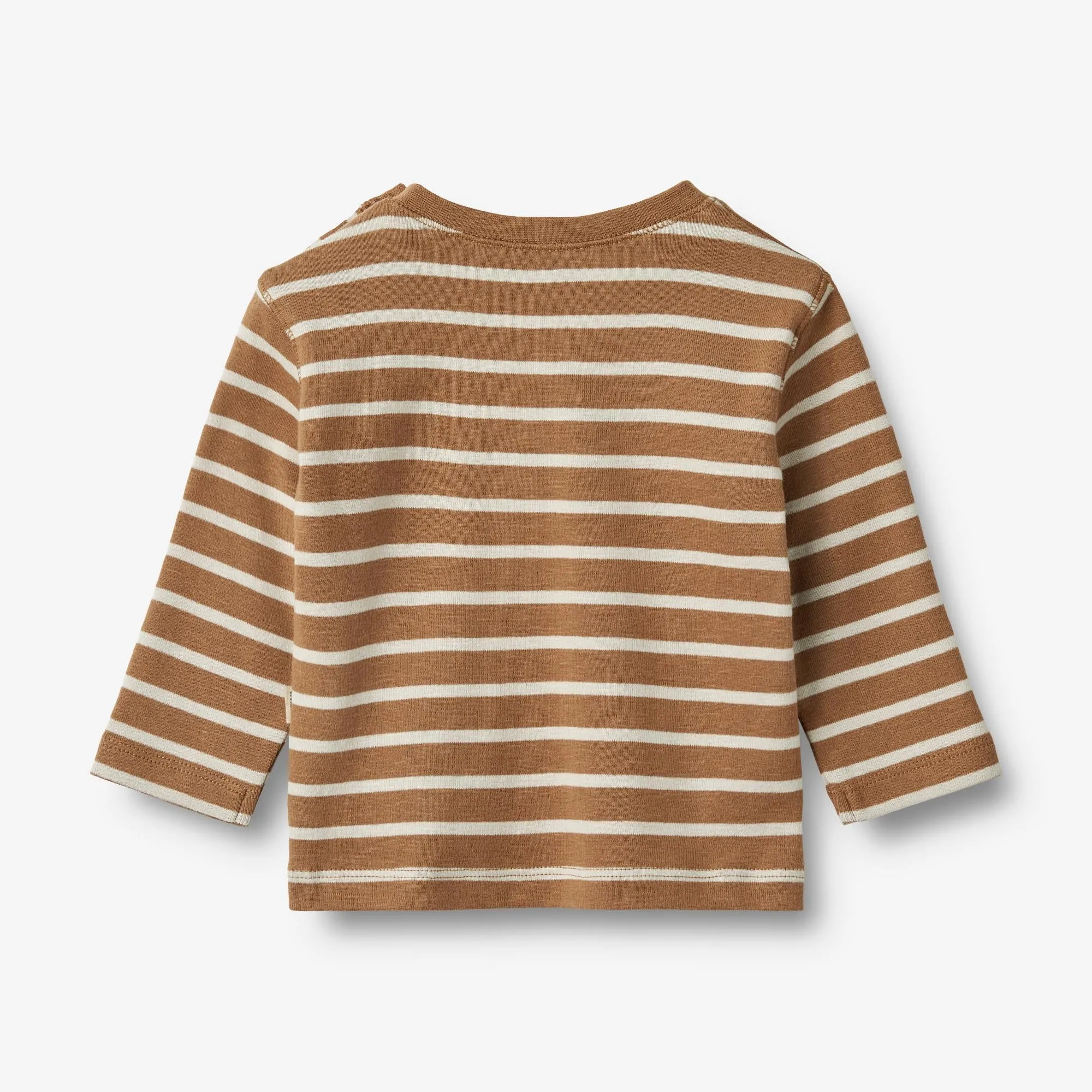 T-Shirt L/S Dustin - caramel stripe