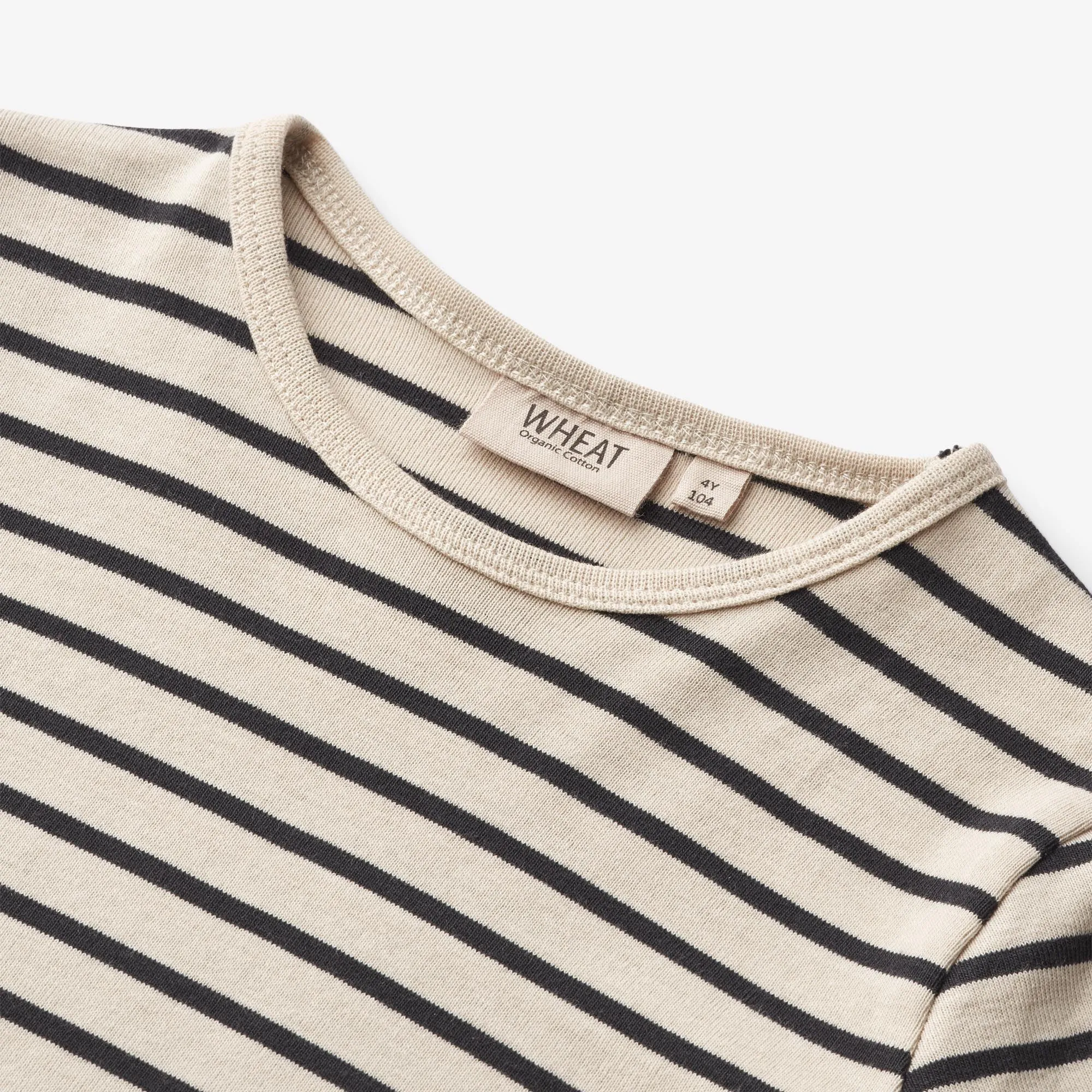 T-Shirt L/S Stig - navy stripe