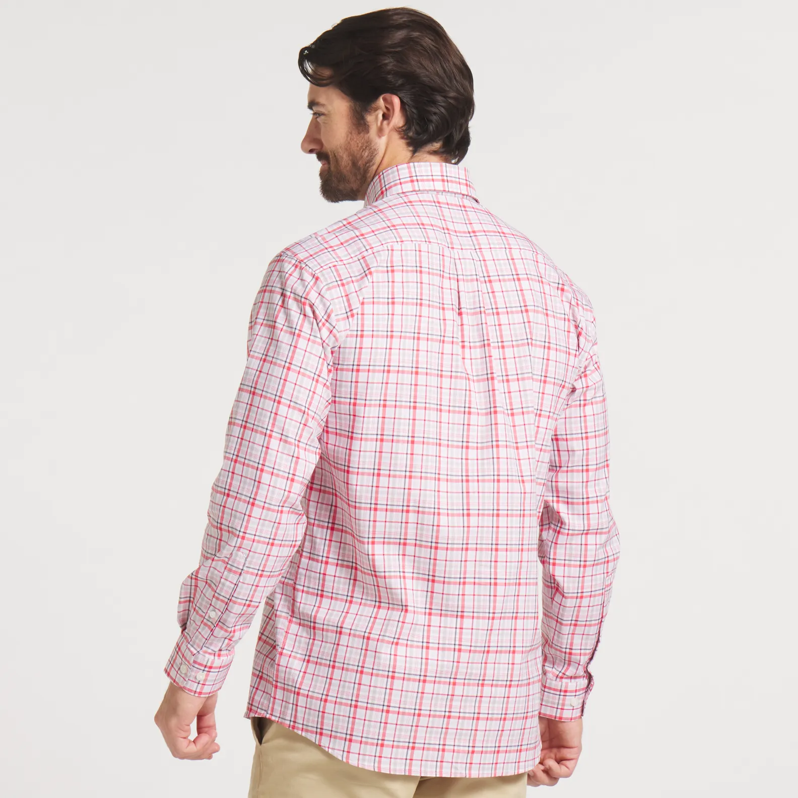 Van Buren Performance Grid Dress Shirt