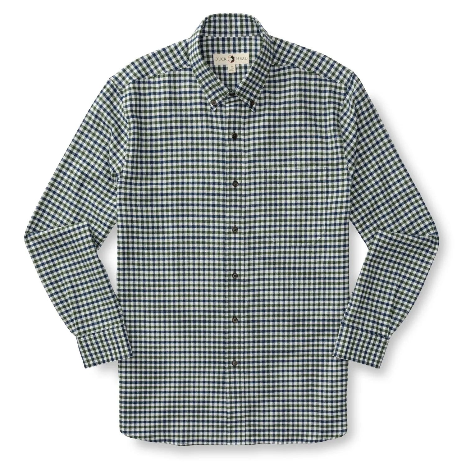 Varney Plaid Cotton Flannel Sport Shirt