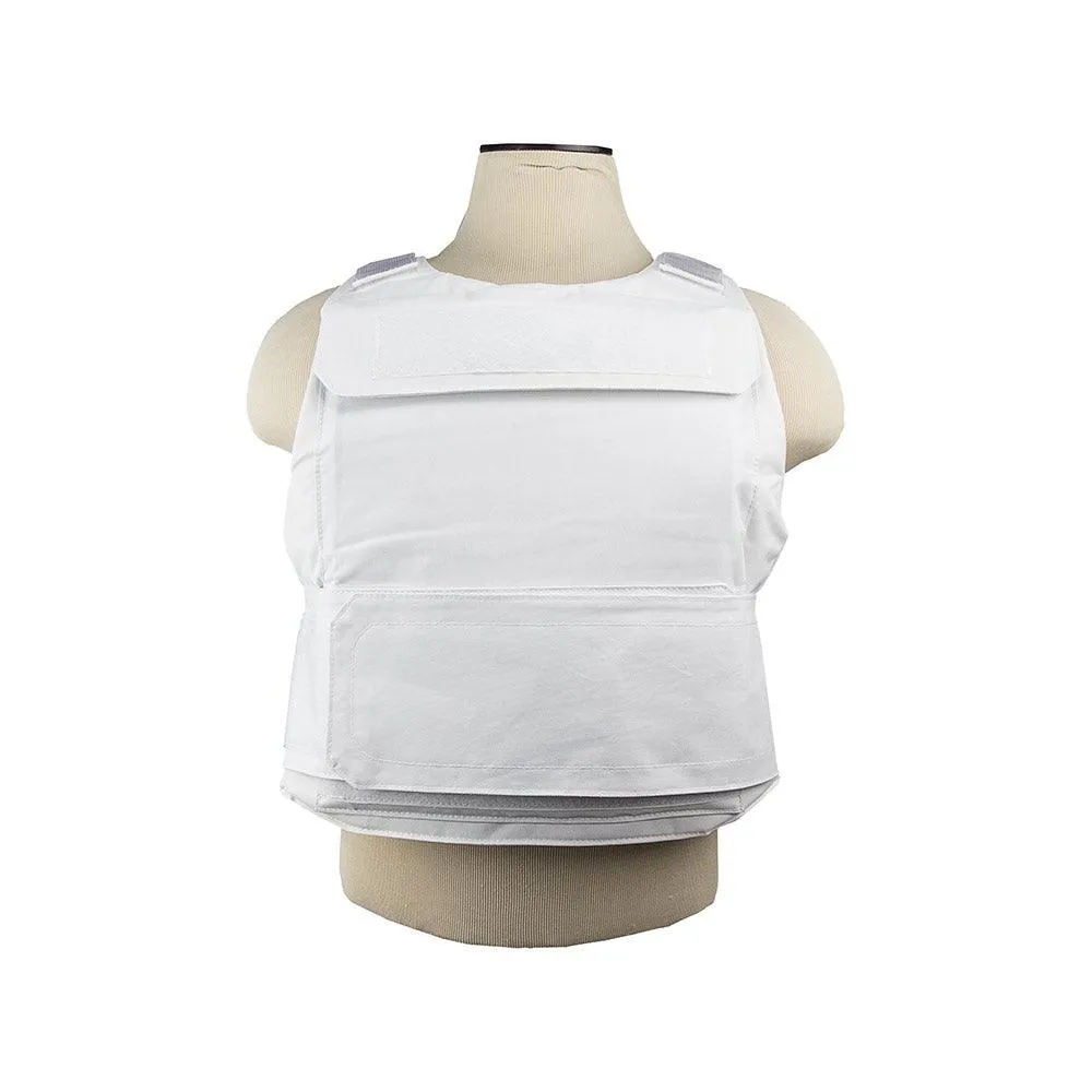 Vism Discreet Plate Carrier White  Med-2XL