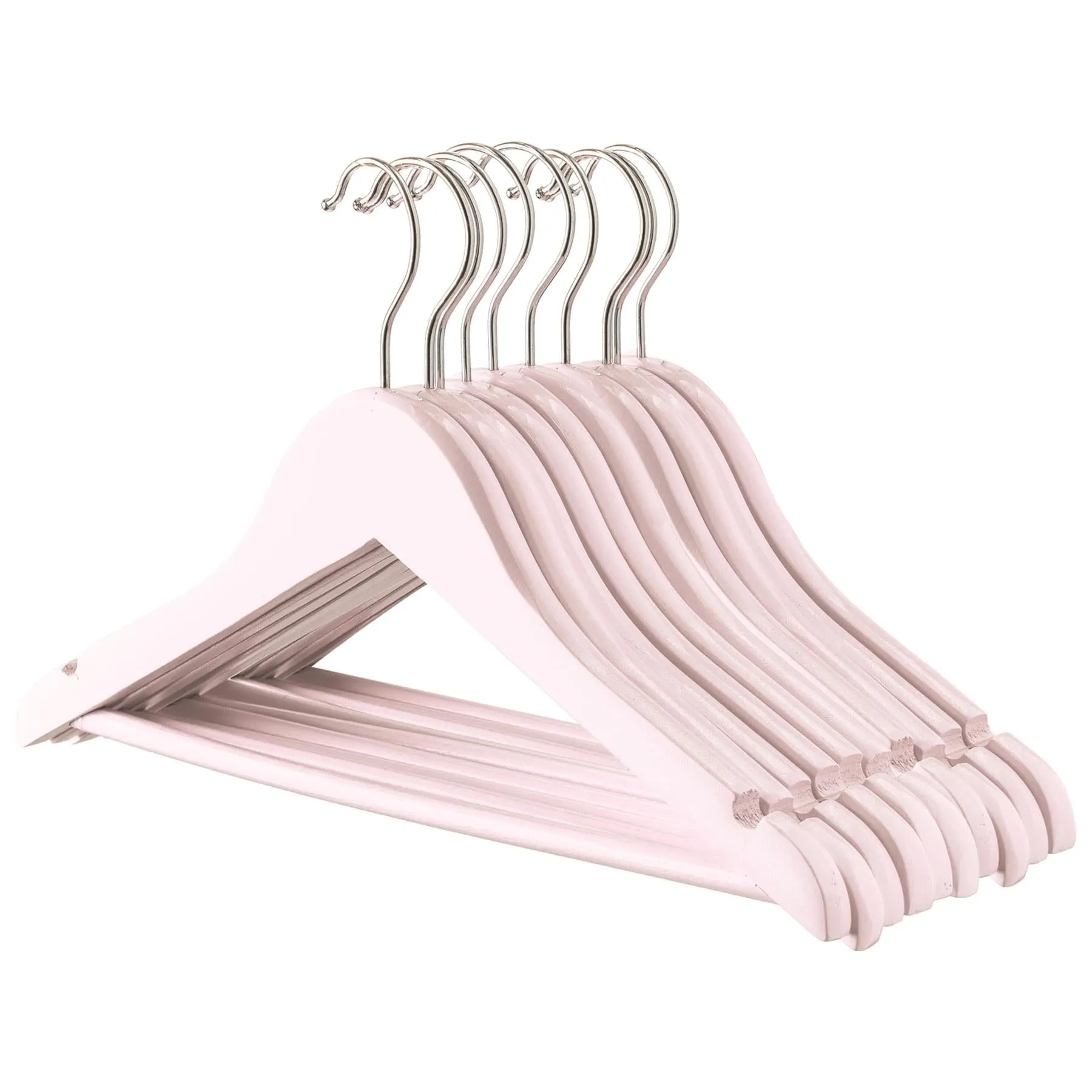 Wooden Children's Hangers - Pack of 10 - By Harbour Housewares