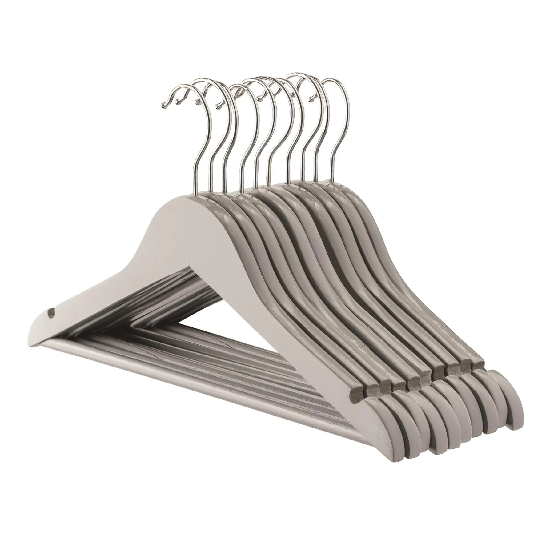 Wooden Children's Hangers - Pack of 10 - By Harbour Housewares