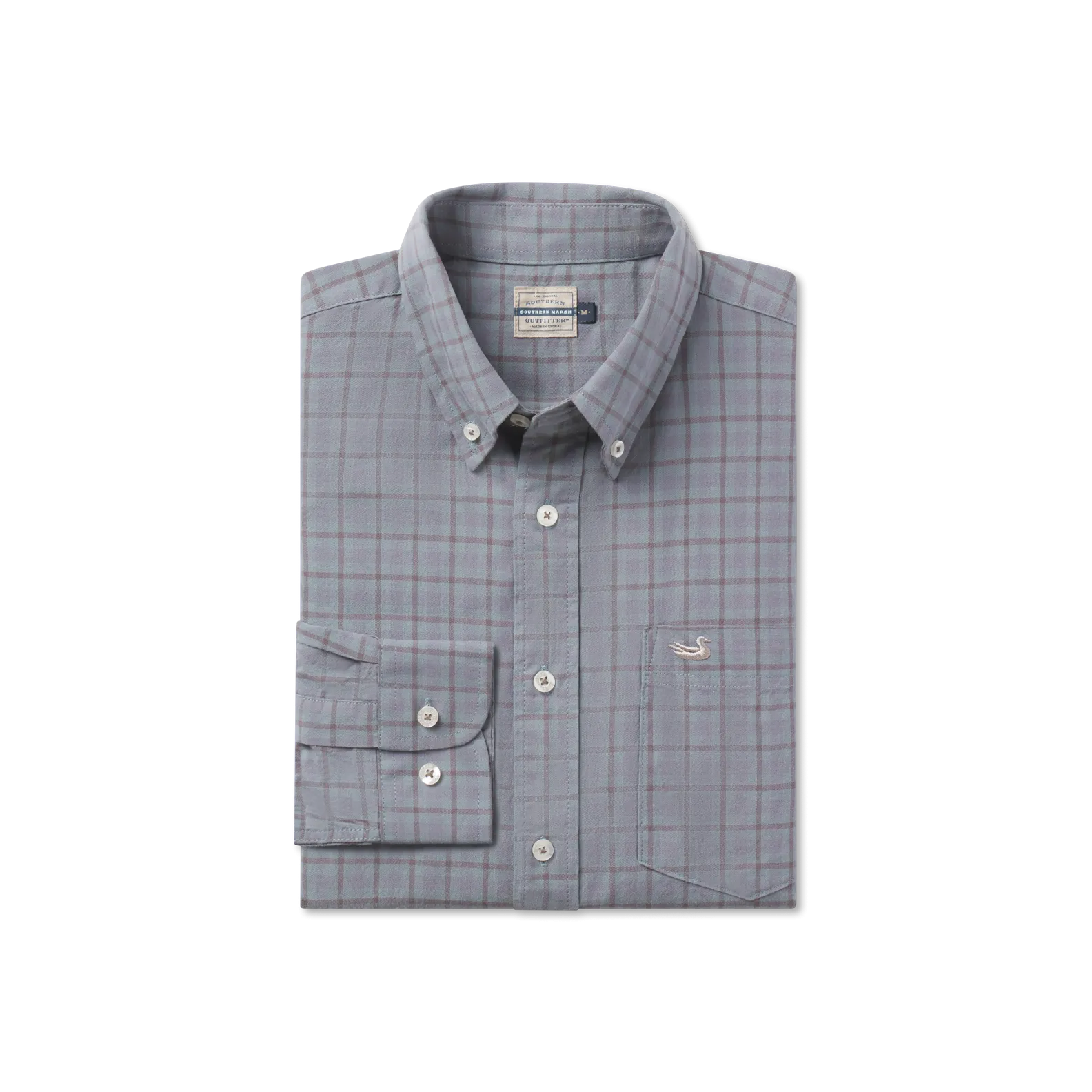 Youth Oak Grove Washed Gingham Dress Shirt