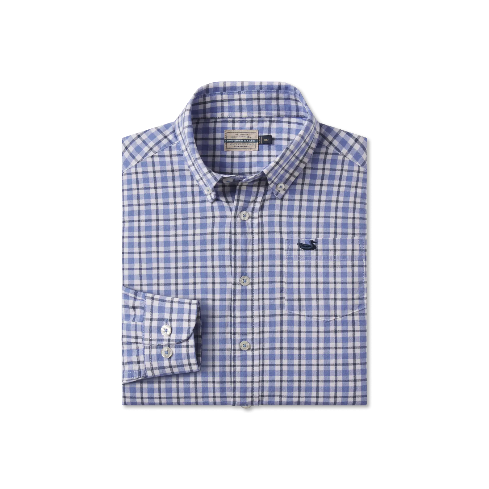 Youth Oak Grove Washed Gingham Dress Shirt